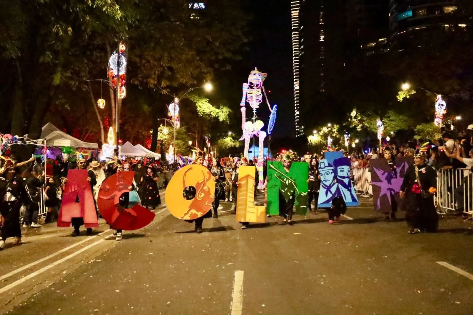Acolman presente en la Mega Procesión 2025 en la CDMX