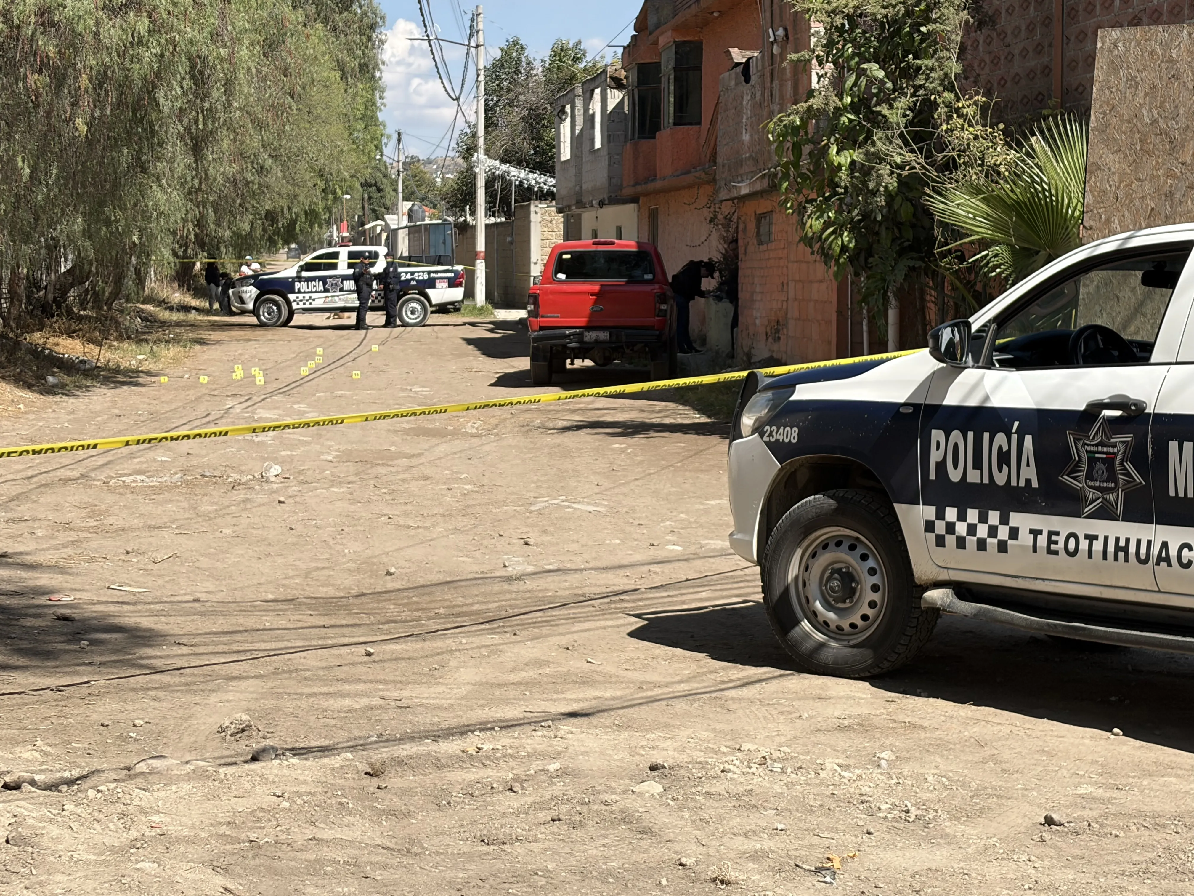 Balean a exmilitar en Teotihuacán