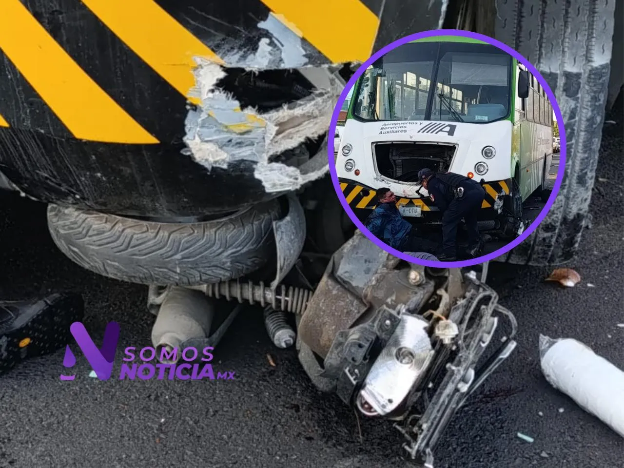 Una mujer fallece tras accidente de motoneta en calles de Ecatepec