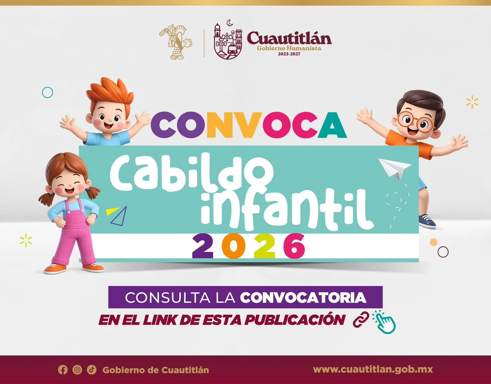 Gobierno de Cuautitlán impulsa participación infantil con nuevo Cabildo